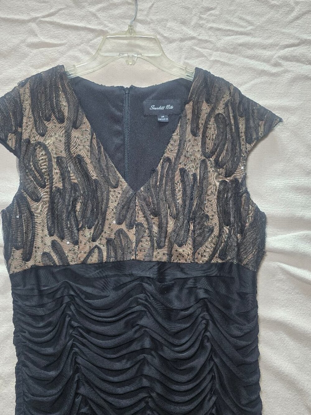Black Cocktail Dress - Picture 2 of 5